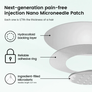 Yoofibre Next-Generation Pain-Free Injection Nano Microneedle Patch